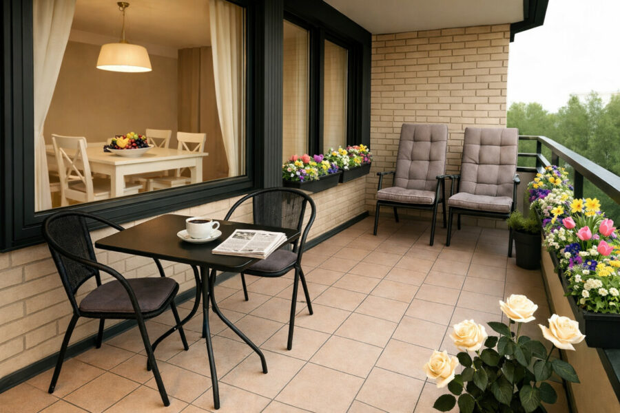 Großzügiges Wohnen mit Sonnenbalkon, Schwimmbad und vielen Extras - Lageplan