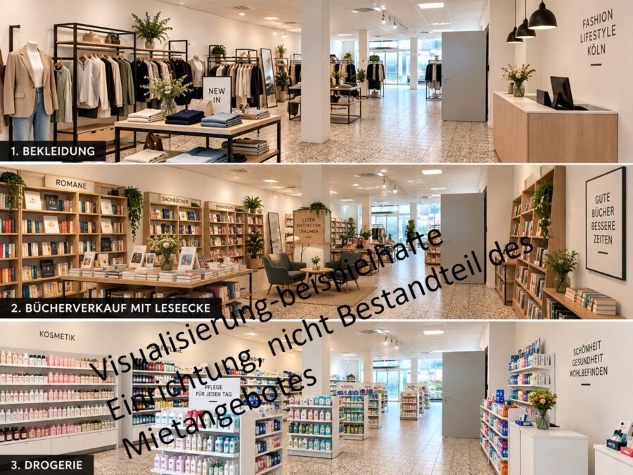 Köln-Neuehrenfeld | ca. 210 m² Ladenlokal Verkaufsfläche & 147 m² Lager - Grundriss_UG